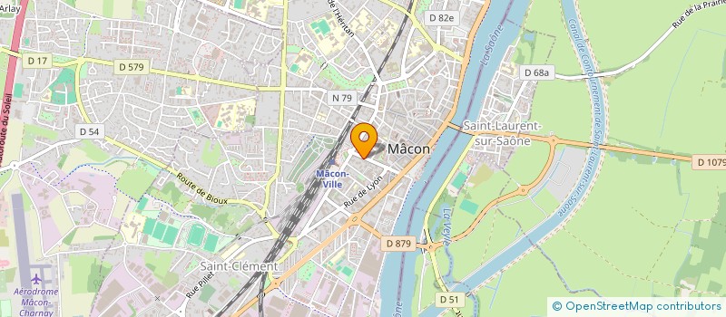 localisation de l'entreprise FD FERMETURES  MACON