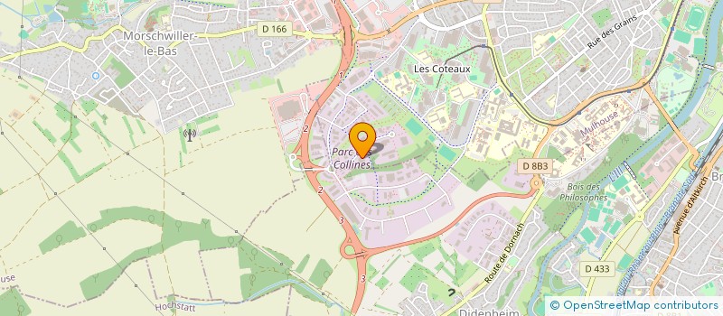 localisation de l'entreprise FD FINANCES à MULHOUSE