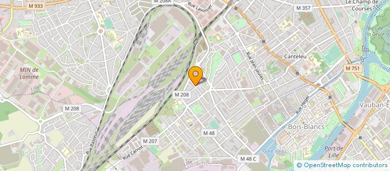 localisation de l'entreprise FD FORMATION à LILLE