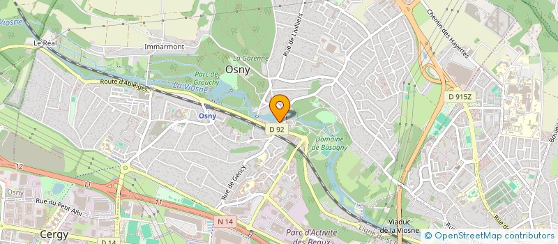 localisation de l'entreprise FD GDP  OSNY