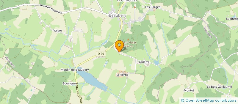 localisation de l'entreprise FD GIRAUD  BEAUBERY