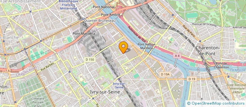 localisation de l'entreprise FD GROUPE  IVRY-SUR-SEINE