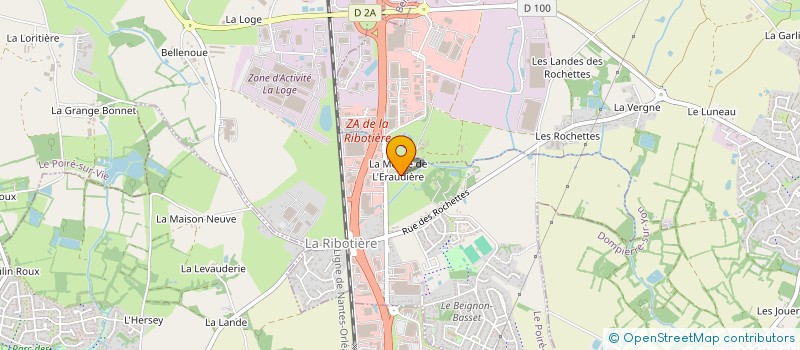 localisation de l'entreprise FD HOLDING  DOMPIERRE-SUR-YON