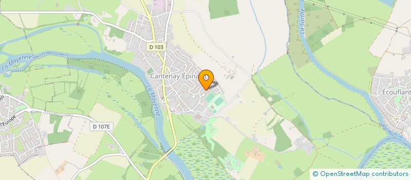 localisation de l'entreprise FD IMMO  CANTENAY-EPINARD