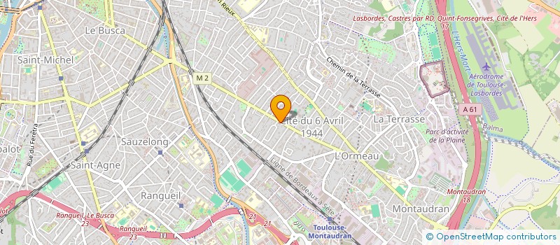 localisation de l'entreprise FD IMMO à TOULOUSE