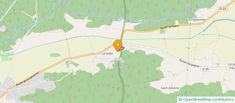 localisation de l'entreprise FD IMMO  RIANS