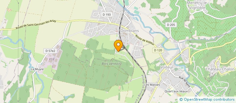 localisation de l'entreprise FD IMMOBILIER  DOMBLANS