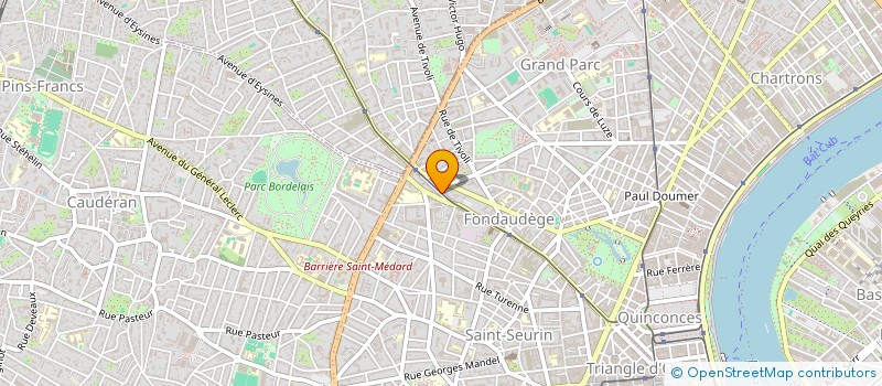 localisation de l'entreprise FD INVEST à BORDEAUX