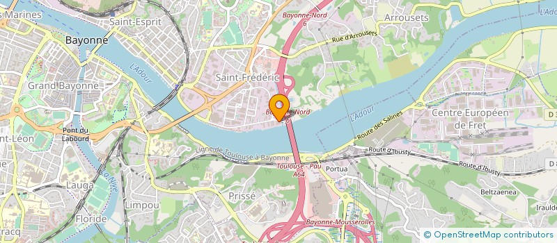 localisation de l'entreprise FD INVEST  MOUGUERRE