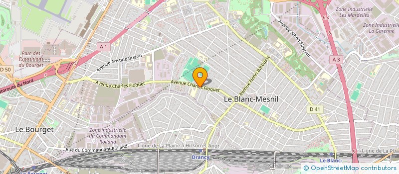 localisation de l'entreprise FD INVEST  LE BLANC-MESNIL