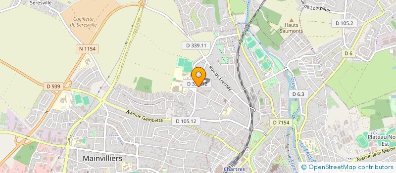 localisation de l'entreprise FD-INVEST à CHARTRES