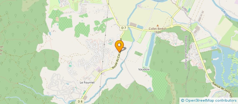 localisation de l'entreprise FD INVEST à ROQUEBRUNE-SUR-ARGENS