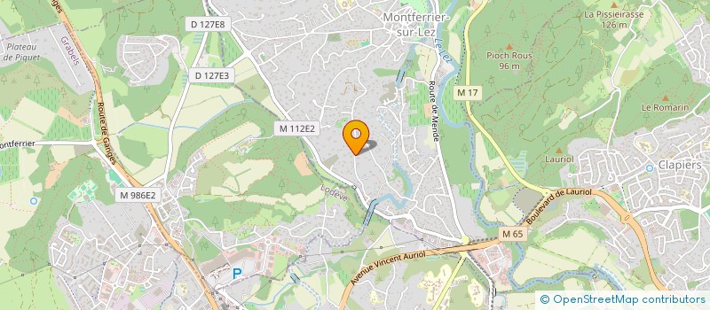 localisation de l'entreprise FD LES YEUX QUI BRILLENT  MONTFERRIER-SUR-LEZ