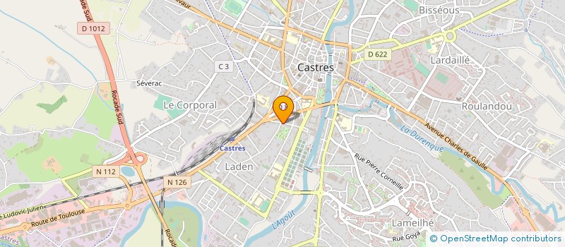 localisation de l'entreprise FD LOCATIONS à CASTRES