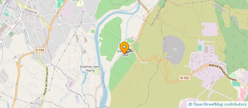 localisation de l'entreprise FD LOCATIONS à AUBENAS