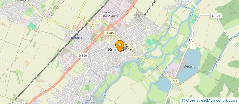 localisation de l'entreprise FD MARKETING & CO  BENFELD