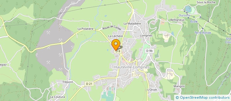 localisation de l'entreprise FD MEDICAL  PLATEAU D'HAUTEVILLE