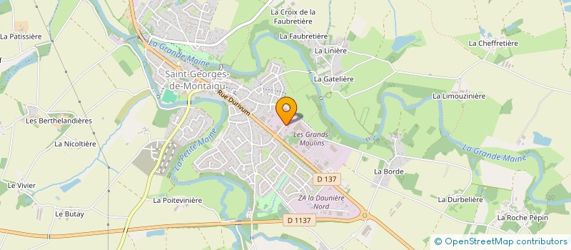 localisation de l'entreprise FD METAL à MONTAIGU-VENDEE