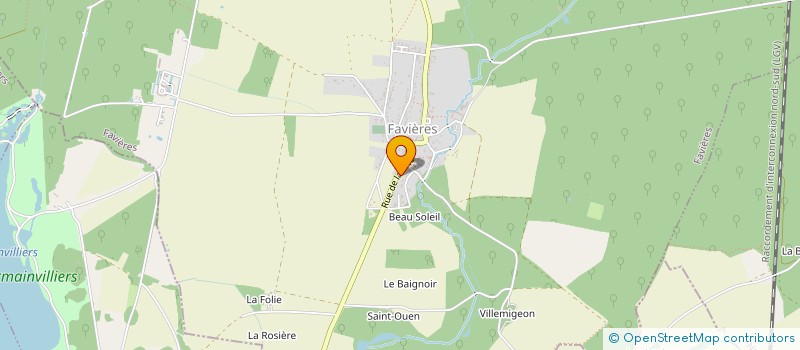 localisation de l'entreprise FD PARTICIPATION à FAVIERES