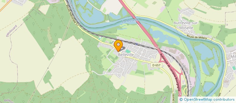 localisation de l'entreprise FD PATRIMOINE à BELLEVILLE