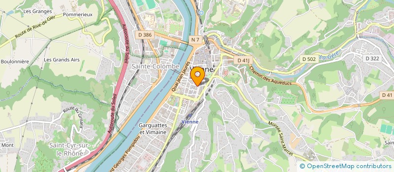 localisation de l'entreprise FD PIL à VIENNE