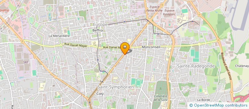 localisation de l'entreprise FD PRO  TOURS