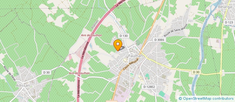 localisation de l'entreprise FD RECRUTEMENT  PAULHAN