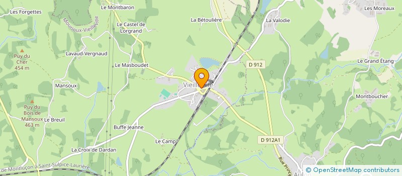 localisation de l'entreprise FD RESEAUX à MOURIOUX-VIEILLEVILLE