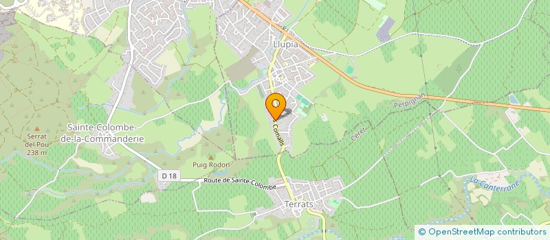 localisation de l'entreprise FD SAINT CHARLES  LLUPIA