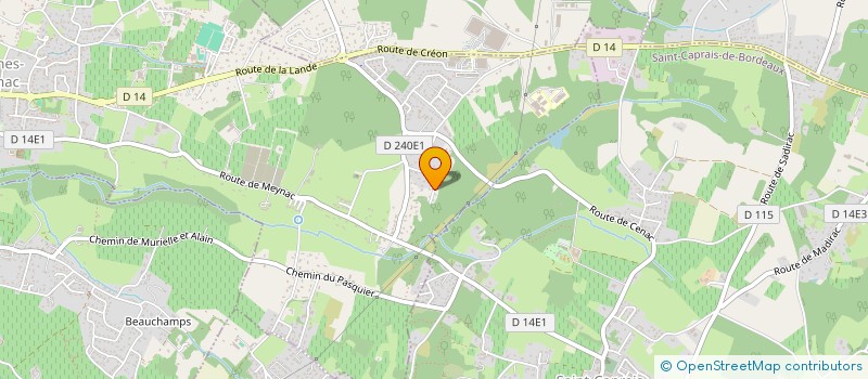 localisation de l'entreprise FD SANTOS  CAMBLANES-ET-MEYNAC