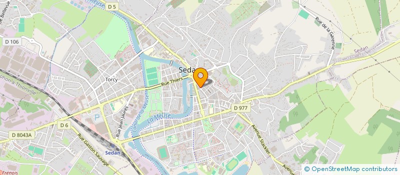 localisation de l'entreprise FD SARL  SEDAN