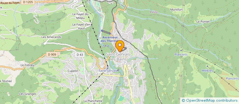 localisation de l'entreprise FD SAVEURS  SAINT-GERVAIS-LES-BAINS