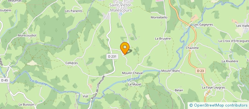 localisation de l'entreprise FD SAVOIE  SAINT-VICTOR-MALESCOURS