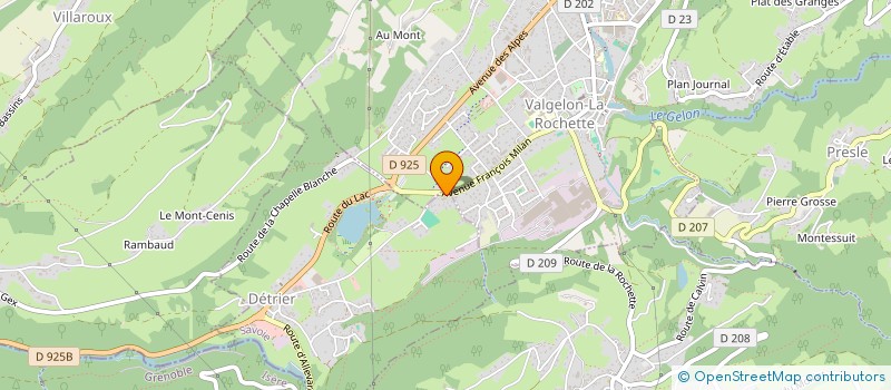 localisation de l'entreprise FD SAVOIE AUTO  DETRIER