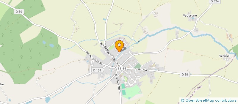 localisation de l'entreprise FD VIDEO  VASLES