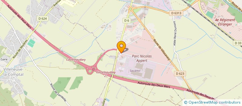 localisation de l'entreprise FD3  CASTELNAUDARY