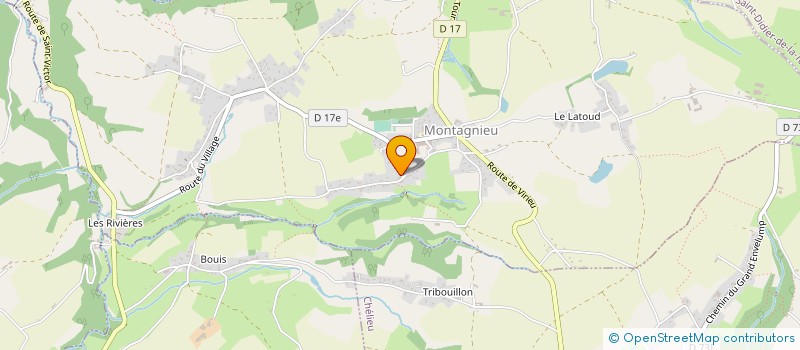 localisation de l'entreprise FD38 MACONNERIE à MONTAGNIEU