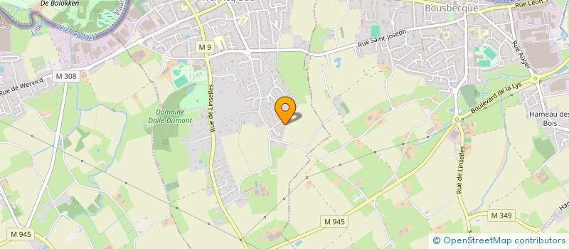 localisation de l'entreprise FDA à WERVICQ SUD