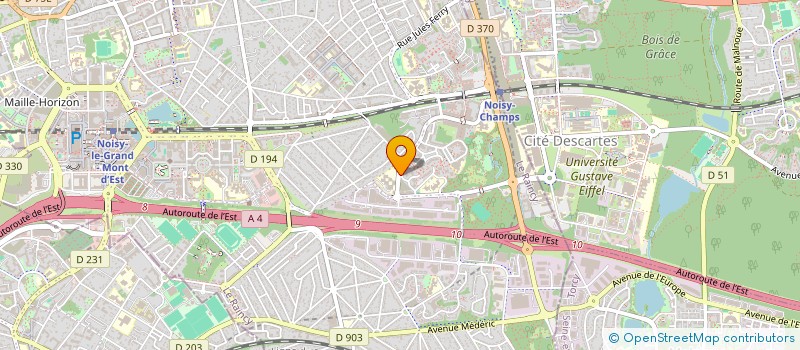 localisation de l'entreprise FDA  NOISY-LE-GRAND