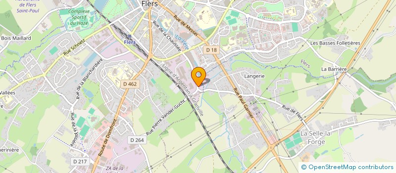 localisation de l'entreprise FDA à FLERS