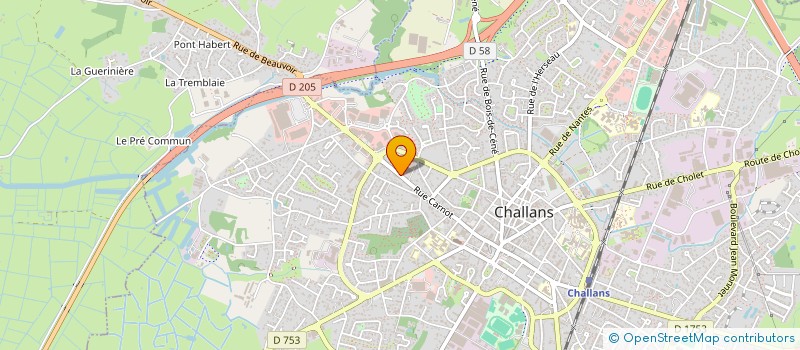 localisation de l'entreprise FDA CHALLANS à CHALLANS
