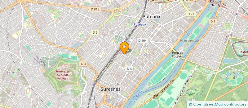 localisation de l'entreprise FDA GAMBETTA à SURESNES