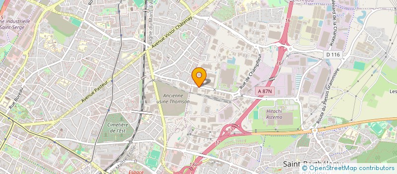 localisation de l'entreprise FDA INTERNATIONAL à SAINT-BARTHELEMY-D'ANJOU