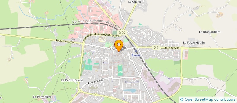localisation de l'entreprise FDAC SE à EVRON