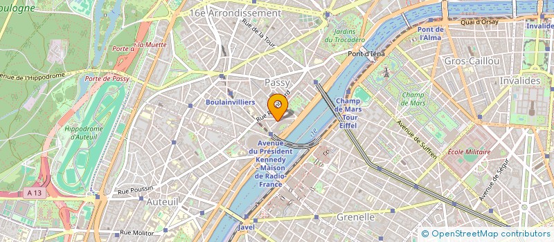 localisation de l'entreprise FDAM à PARIS