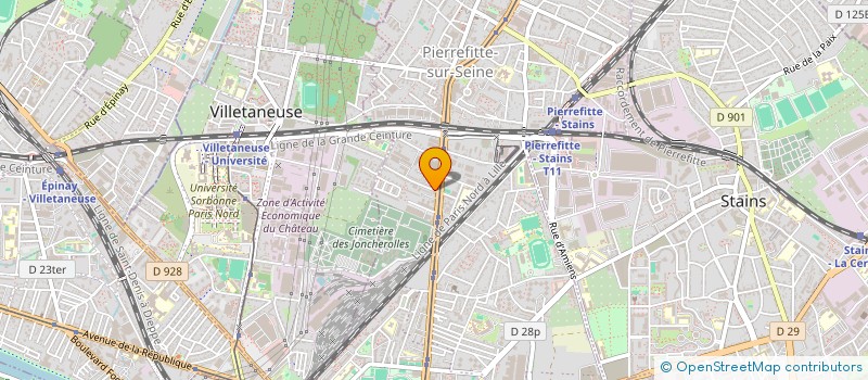 localisation de l'entreprise FDB  PIERREFITTE SUR SEINE