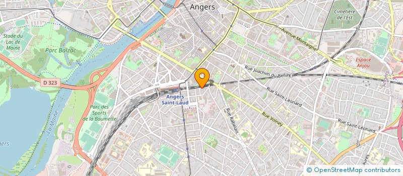 localisation de l'entreprise FDB à ANGERS