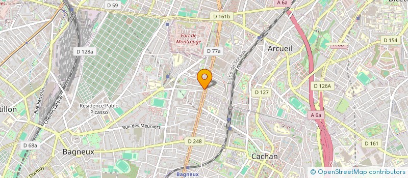 localisation de l'entreprise FDB BAGNEUX à BAGNEUX