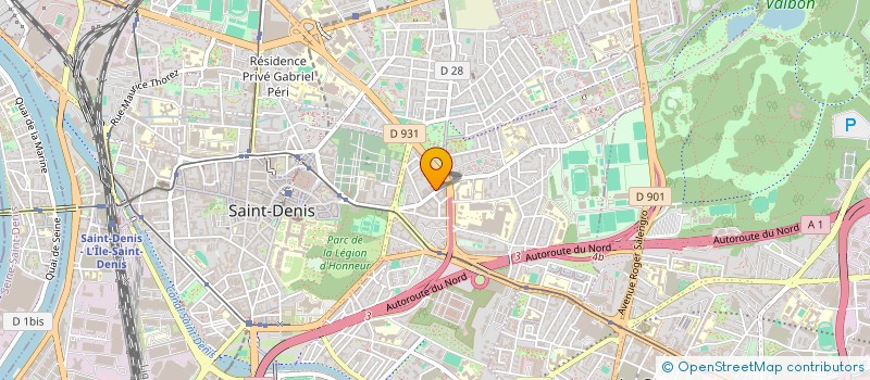 localisation de l'entreprise FDB FRANCE DECO BAT  SAINT-DENIS