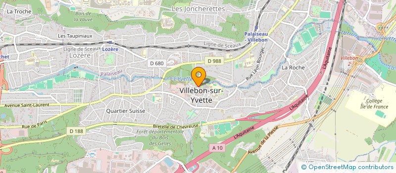 localisation de l'entreprise FDB IT SERVICES à VILLEBON-SUR-YVETTE